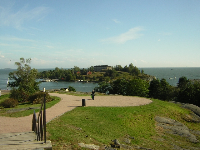 Helsinki - looking across from a lovely park